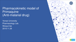 Pharmacokinetic model of primaquine (anti-malarial drug)