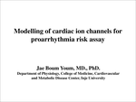 Modeling of cardiac ion channels for proarrhythmia risk assay